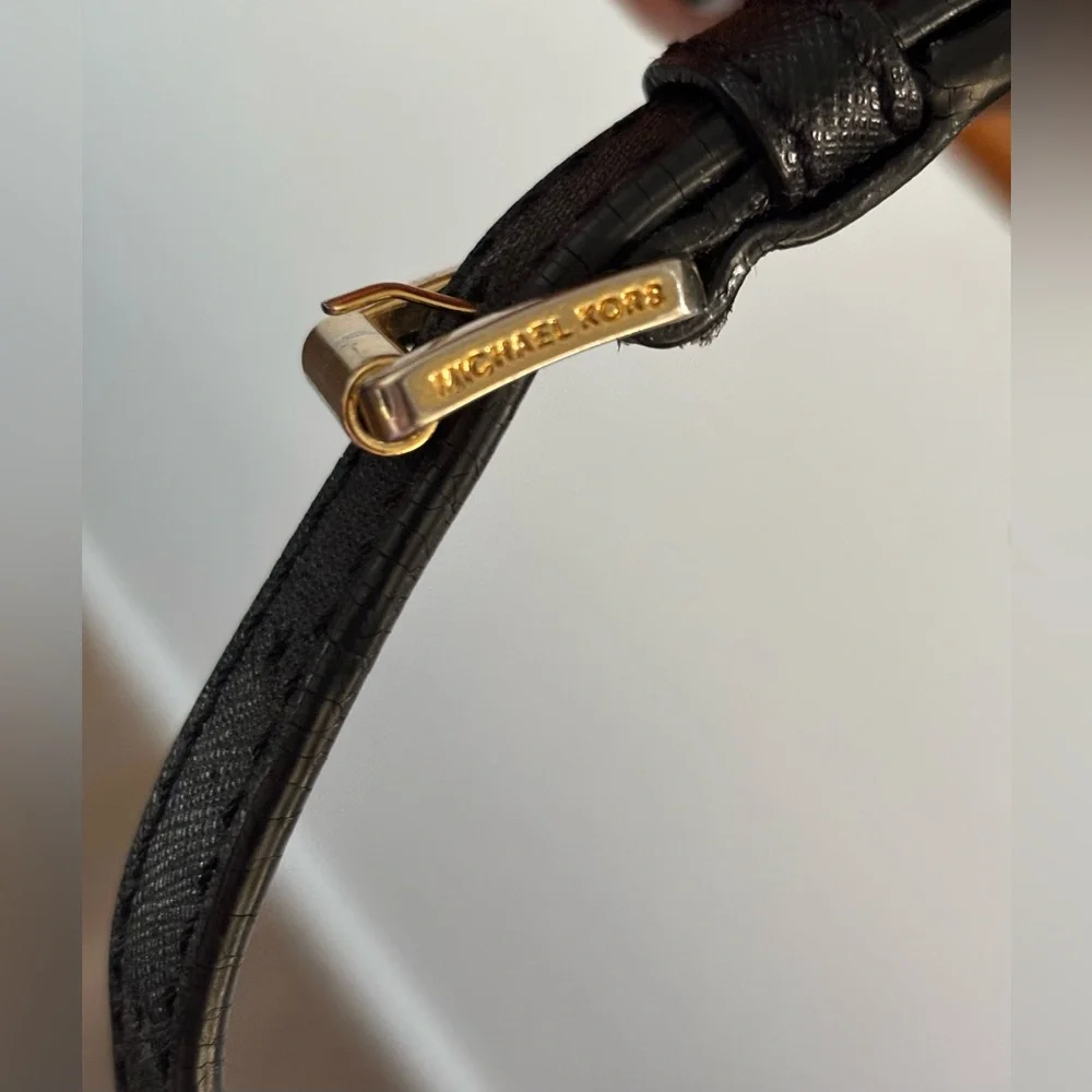 Michael Kors Black Leather Bag